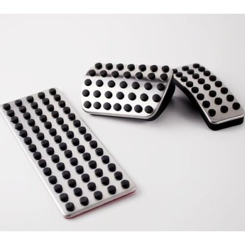 Car modified foot pedal for Mercedes-Benz new C/E-class GLA/CLA/GLC/GLE/GLB/EQC/A/B three-piece throttle brake pedal set