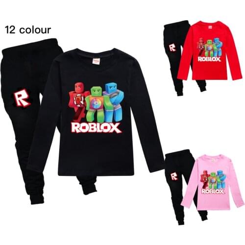 Robloxing Boys Clothes Newborn Toddler Kids Baby Long Sleeve T-shirt Tops Long Pant Trouser 2PCS Outfits Autumn Clothing Set