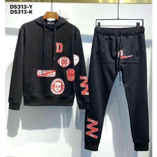DSENQI New DSQ Hoodies Printed Unisex Casual Man and woman Sweatshirts DS313y