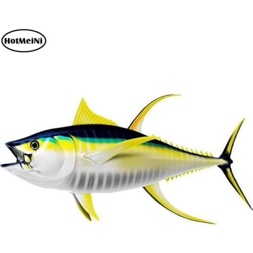 HotMeiNi 15cm x 7.6cm Tunas Decal 3D Car Styling Car Stickers Vinyl Graphic Decor Window Bumper DIY Waterproof Car Body Decal