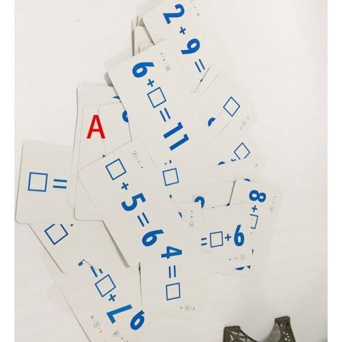 36pcs/set Montessori Cards Materials Kids Educational Toys for Children Classroom Arithmetic Learning Games Decoration Preschool