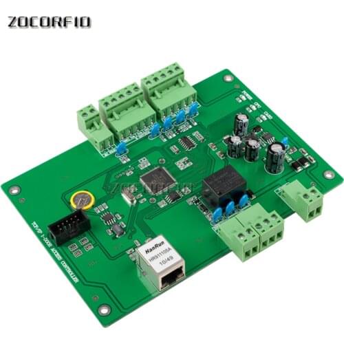 Two Wiegand port controller,TCP/IP one Door Access Control board suport multi-access function/Fire Alarm etc access system