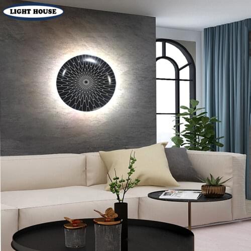 Creative ceramic LED lamp bedroom ceiling lamp living room decoration wall lamp dining room lamp front and rear LED light source