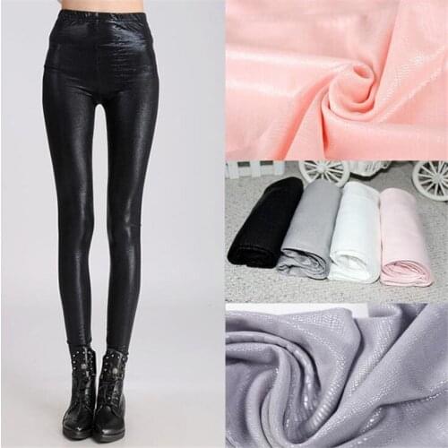 High Quality Snake Printed Legging Python Faux Leather Leggings Skinny Leggins Asymmetric Grain Women Pencil Pants