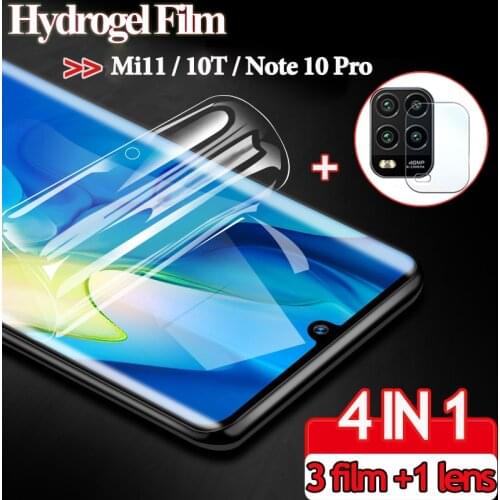 Mi11 Camera protector mi Note 10 lite hydrogel film for mi note10 lite screen protector mi 10T pro Glass xiaomi mi 11 global