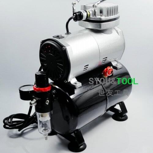 Syou As186 mini air compressor airbrush model pump small penhua pump mini spray pump model variegating airbrush