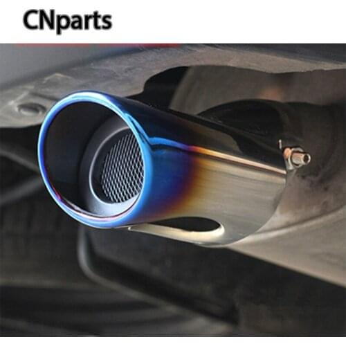 Car Exhaust Tip Pipe Cover For Ford Focus 3 2 Suzuki SX4 Peugeot 207 408 307 Chevrolet Cruze Mitsubishi Outlander Accessories