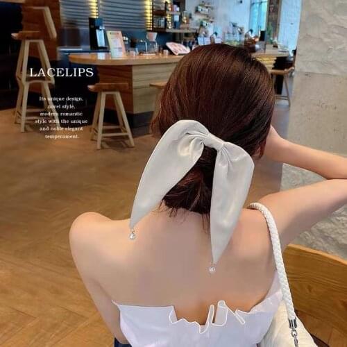 New Fashion Big Bow Cloth Hair Clip Simplicity Retro Hairpin Sweet Hairgrip Woman Elegant Hair Accessories Ornament