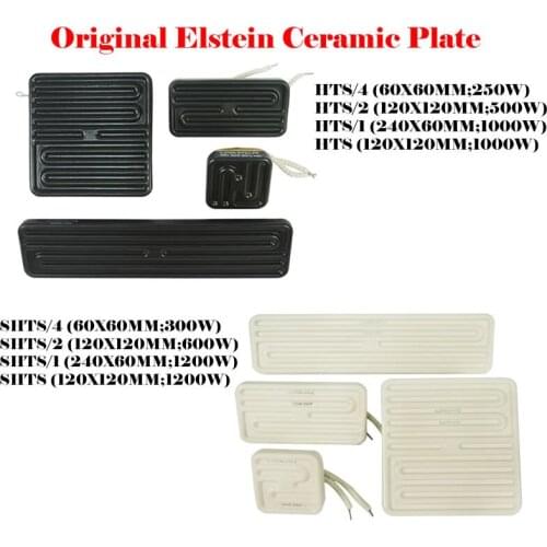 Original Elstein Heating Ceramic Plate HTS SHTS Series 300W 600W 1200W for BGA Rework Laboratory Industrial Use with Clips