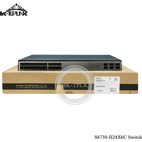Original New Hua Wei CloudEngine S6730-H24X6C Network Switch 24*10GE SFP+, 6*40/100GE QSFP28 Network Ethernet Campus Switches