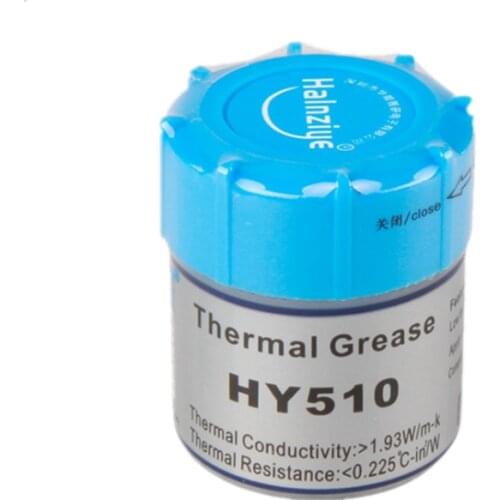 1PCS HY510 10g / PCS silicone heat conduction paste conductive grease radiator for CPU GPU chipset notebook computer