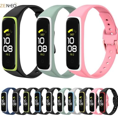 Silicone Watchband Strap for Samsung Galaxy Fit 2 SM-R220 Bracelet Band Replacement Wristband For Samsung Galaxy Fit2 correa