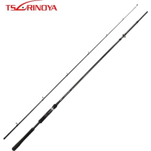 TSURINOYA TYRANTS Full FUJI Parts 2.4m 2.7m Spinning Fishing Rod M MH Power 2 Sections High Carbon Fishing Lure Rod Sea Bass Rod