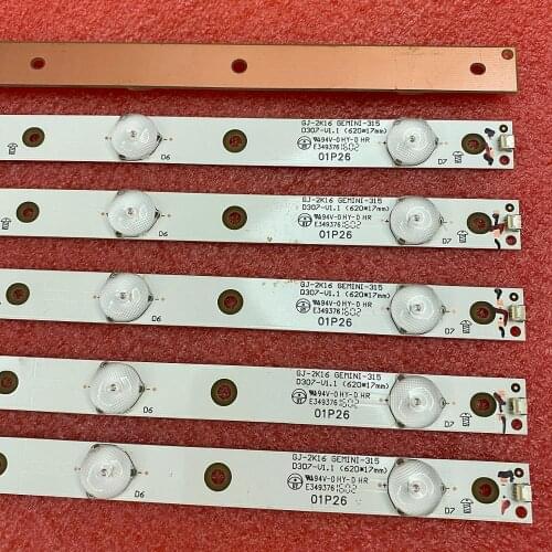 15 PCS/lot LED backlight strip for 32PFS6401 KDL-32R330D 32PHS5301 LB32080 V0 32LH500D GJ-2K16 GEMINI D2P5-315 01P26 01N18 01N19