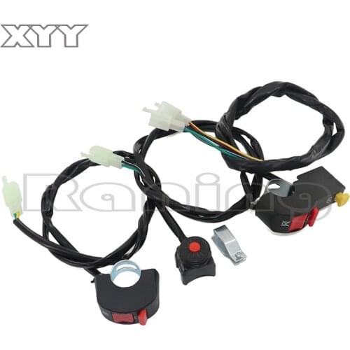 Universal ATV Motorcycle Dual Sport Dirt Quad Start Horn Kill Off Stop Switch Button Motorbike Accessories