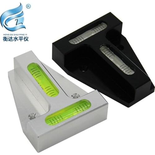 All metal T-shaped horizontal bubble high-precision two-way horizontal bubble