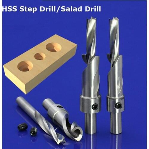 1pc 10mm SHK A series high speed steel CNC broach hole tools bore hole bits HSS step drill salad drill woodworking drills