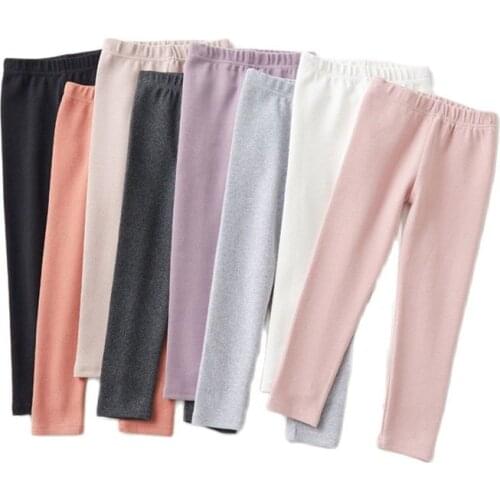 VIDMID Girls Leggings Autumn Fashion cotton Candy Colors Leggings Girls Toddler Trousers Kids Pants Skinny legging pants 7096 02
