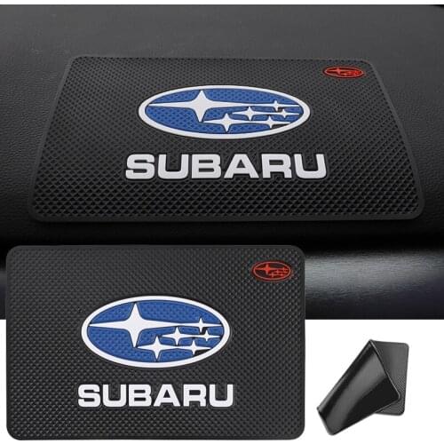 1Pcs PVC High Quality Car Anti-Slip Mat Decoration For Subaru WRX WAC STI XV ASC Legacy Ascent Forester Impreza Outback BRZ Lion