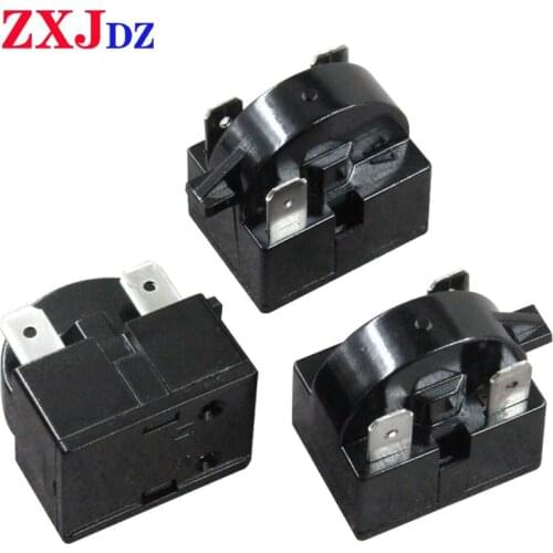1pc 3 pins 12 ohm refrigerator PTC starter refrigerator freezer compressor starter insert refrigerator starter large insert
