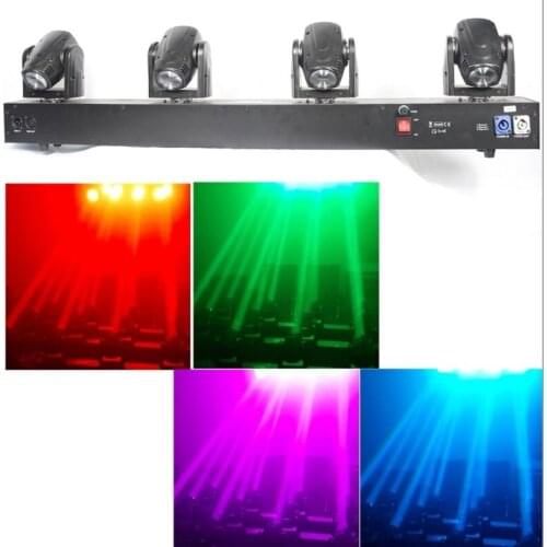 2pcs 4x10w rgbw 4in1 dmx beam bar moving head led stage light ktv disco moving bar dj bar head lights