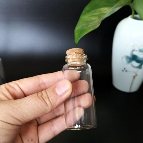 30pcs/Lot 30ml 30X70mm Glass Wishing Bottle with Cork Stoppers Jars Crafts Drifting bottle DIY Storage Bottles for Decoration
