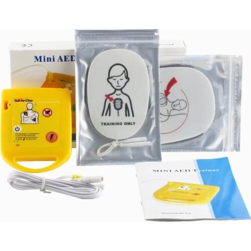 English Voice Prompt Mini AED Defibrillator Universal Trainer First Aid Training Device
