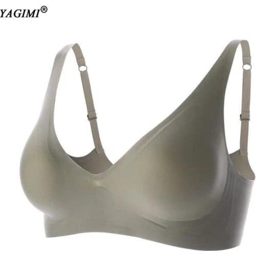 YAGIMI Seamless Bra Womens Underwear Sexy Intimates Wire Free Brassieres Soft Intimate Womens Lingerie Underwear and Sleepwears