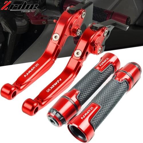 For Yamaha NMAX125 NMAX 125 N-MAX 125 2015 2016 2017 Motorcycle Accessories aluminum Foldable Brake Clutch Lever Handle Grips