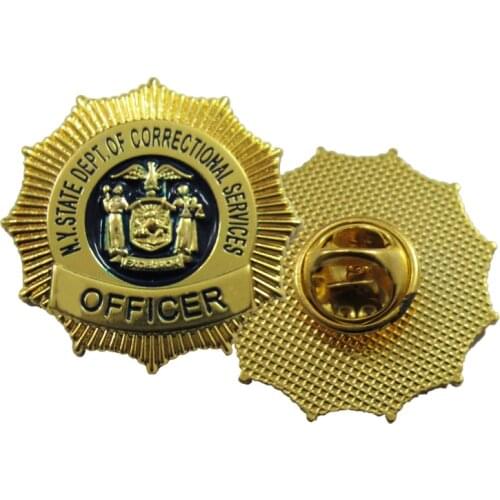 Customized Metal Badge cheap custom gold badges with pin