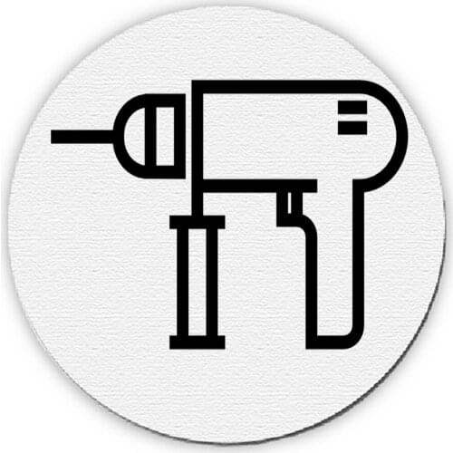 MERCHANDMANIA round mat drill home repair for raton computer pc laptop accessory offer