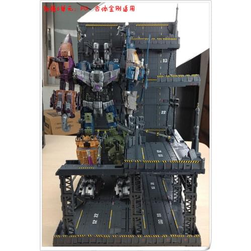 CG Gundam Hangar Domain base Scenario building action figure model , 2D2HCE3b1 combination