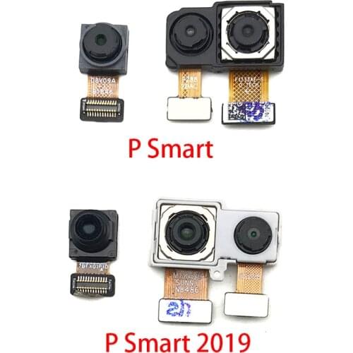 Back Rear Camera Module Flex Cable +Front Facing Camera For Huawei P Smart 2019 Replacement