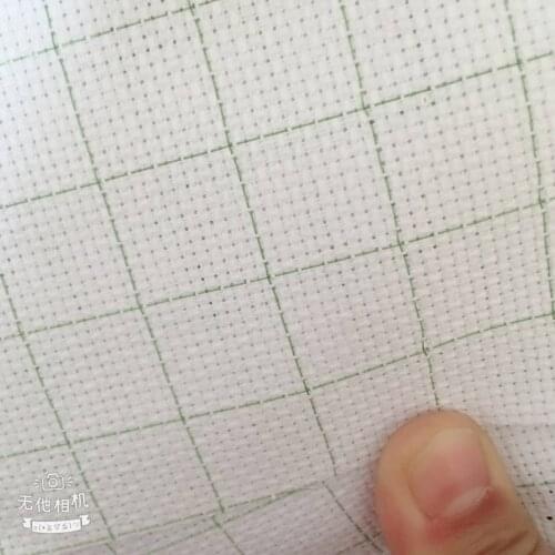Oneroom 11 Count (11 CT) 50X50cm Aida Cloth Cross Stitch Fabric with grid Best Quality Free Shipping