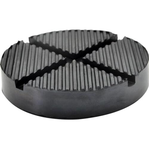 Car Lift Jack Stand Pads Black Rubber Slotted Floor Pad Frame Rail Adapte Auto SUV Van Pickup Lift Rubbers Jack Pads