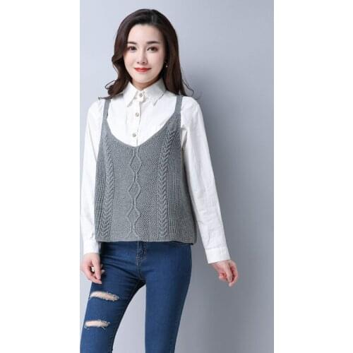 Women's V-Neck Pullovers QueMayRee China