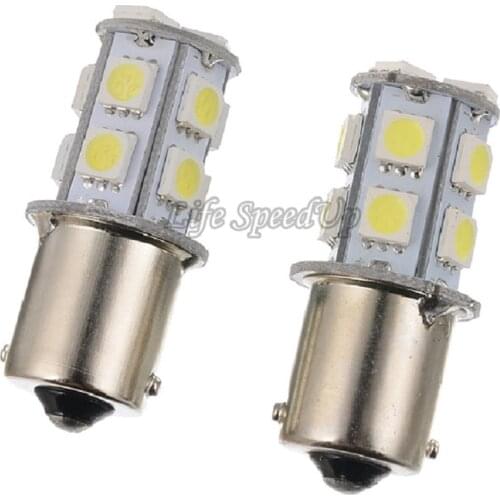 10 Piece Universal 1156 5050 13SMD Super Bright LED Turn Tail Brake Stop Signal Light Lamp Bulb 12V 24V