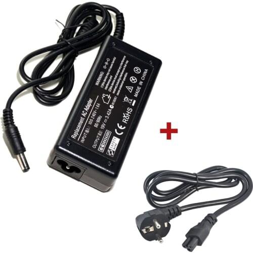 19V 3.42A AC Power Adapter Charger + EU 2Pin Plug Power Cord 5.5x2.5mm Laptop Power Supply For Asus/Lenovo/Toshiba/BenQ
