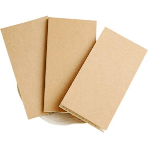 10pcs/lot Cute simple cowhide Paper Sketchbook Cute Notebook Paper Weekly Planner Stationery Diary Agenda Travel Free Shipping