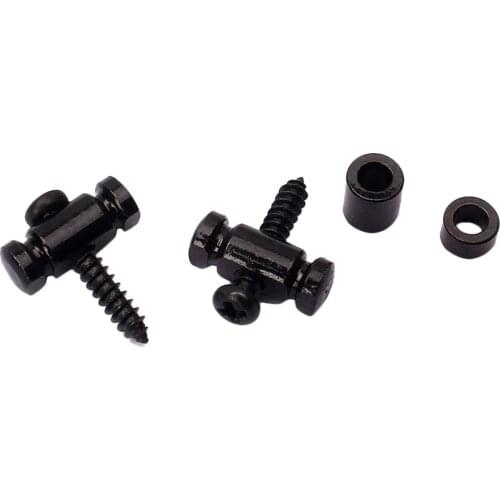 2Pc Guitar Roller String Guide Tree Retainer Guitar Replacements DIY Black