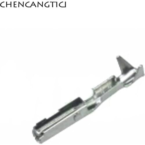 50 Pcs Automotive Crimping Terminal Wiring Harness Connector Tinned Brass Contact 0.6 MM Pins 7116-4416-02