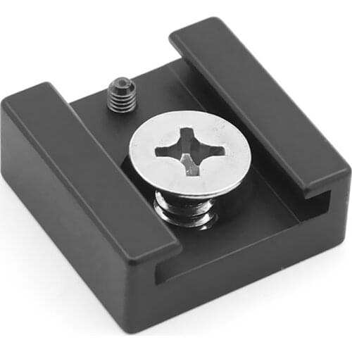 Hot Shoe Adapter 1/4 Screw For DSLR Camera Cage Rig Microphone Studio Kit Parts