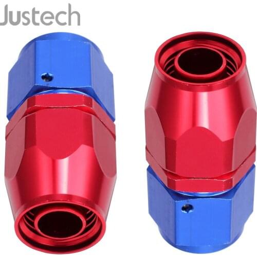 Justech 2pcs AN Adapter Hose End Type Fast Flow Reusable swivel for AN -10(AN10 AN 10) Fast Flow Oil Fuel Hose Fitting Adapter