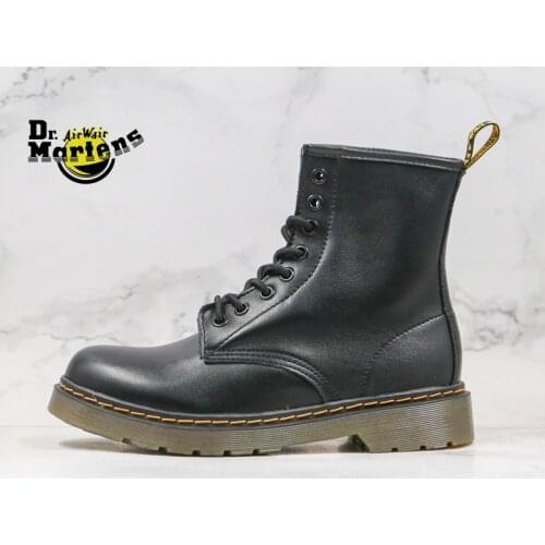 Original Dr.Martens Men and Women 1460 Soft Genuine Leather 8 Eyes Doc Martin Ankle Boots Unisex Punk Anti-Slip Casual Shoes