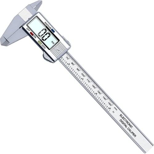 LCD Vernier Caliper 150mm Digital Electronic Carbon Fiber Vernier Caliper Gauge Precision Micrometer Model