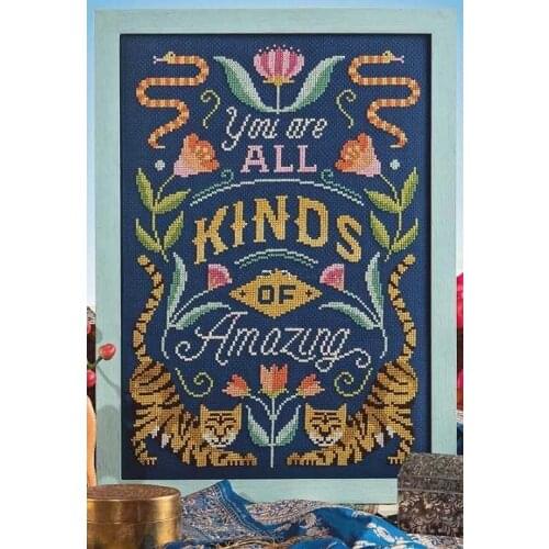 Factory Embroidery You Are the Best Cross Stitch Patterns for Graduation with 100% Cotton Floss & Free Shipping for Home Decor