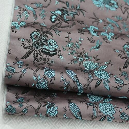 HLQON 75x100cm Imported Metallic Jacquard felt satin Fabric,3D jacquard yarn dyed fabric Women Coat Dress Skirt bag upholstery