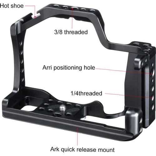 DSLR Camera Cage for Canon EOS M50 / M5 Cage With Hot Shoe Mount For Quick Release Attachment for Video Vlogging VS SmallRig