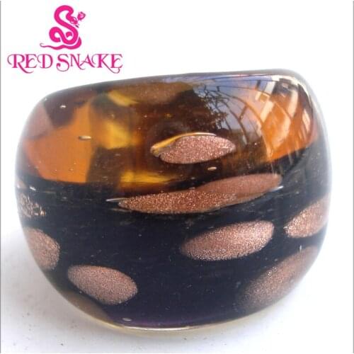 RED SNAKE Brand Fashion Ring Handmade Murano Glass Multifarious Rings RSMG0000#298