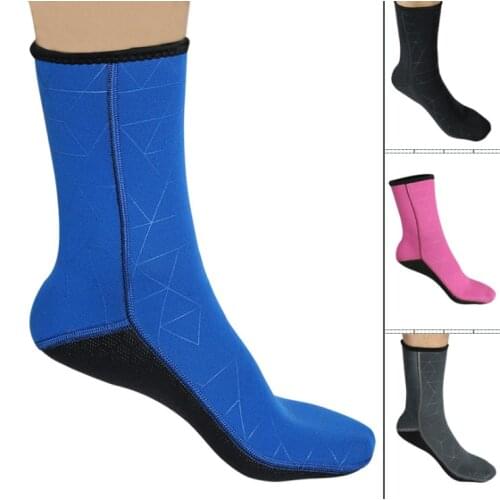 3mm Scuba Diving Socks Comfortable Non-slip Winter Swimming Snorkeling socks adult woman super elastic beach diving socks